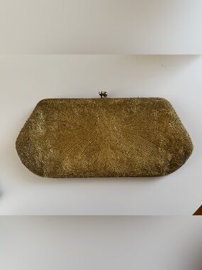 Vintage Beaded Clutch
